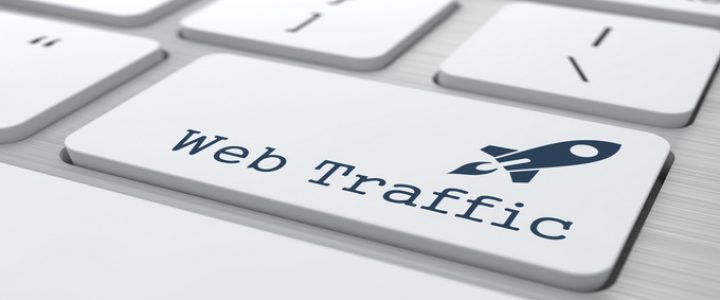 Keyboard with Web Traffic Button.