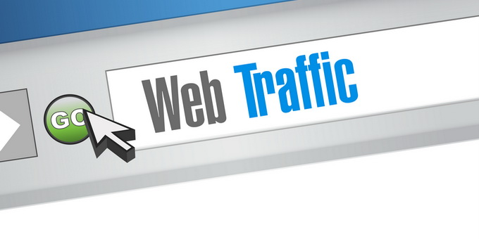 web traffic browser sign illustration design